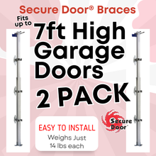 Load image into Gallery viewer, Secure Door® Brace (7ft high doors, 2 Door Pack)
